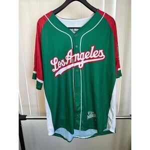 Men’s Viva Los Dodgers LA Dodgers Mexican Heritage Night Jersey Size X-Large